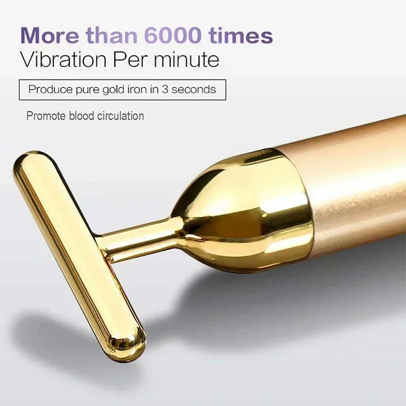 Radiant Glow Gold Beauty Tool